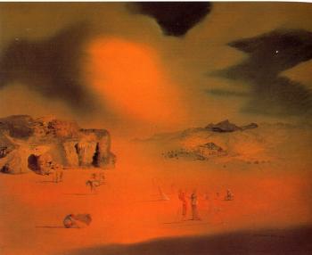 Salvador Dali : Average Pagan Landscape
